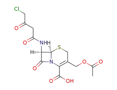 7-(γ-chloroacetoacetamido)cephalosporanic acid