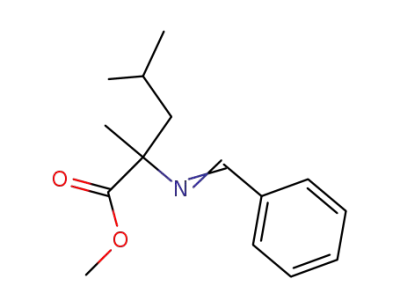 2,4-Dimethyl-2-{[1-phenyl-meth-(E)-ylidene]-amino}-pentanoic acid methyl ester