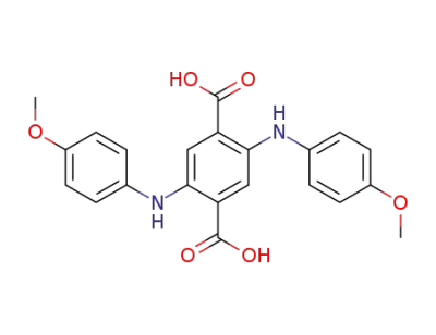 2,5-di(p-methoxyanilino)-3,6-dihydroterephthalic acid