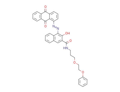 4-[(9,10-dihydro-9,10-dioxo-1-anthryl)azo]-3-hydroxy-N-[3-(2-phenoxyethoxy)propyl]naphthalene-2-carboxamide