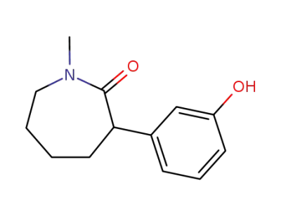 hexahydro-3-(3-hydroxyphenyl)-1-methyl-2H-azepin-2-one
