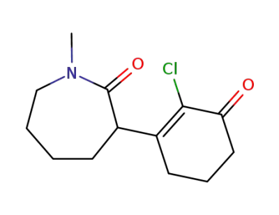 3-(2-chloro-3-oxocyclohex-1-enyl)hexahydro-1-methylazepin-2-one